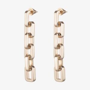 NEW Eddie Borgo Handmade Gold Chainlink Earrings